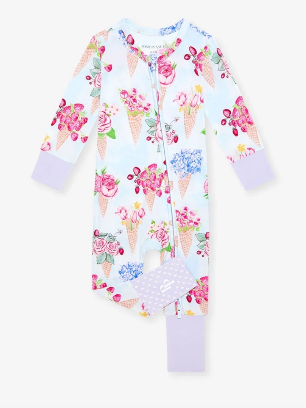 Girls 9-12m Posh Peanut Isolde La Dolce Vita Collection Convertible One-Piece